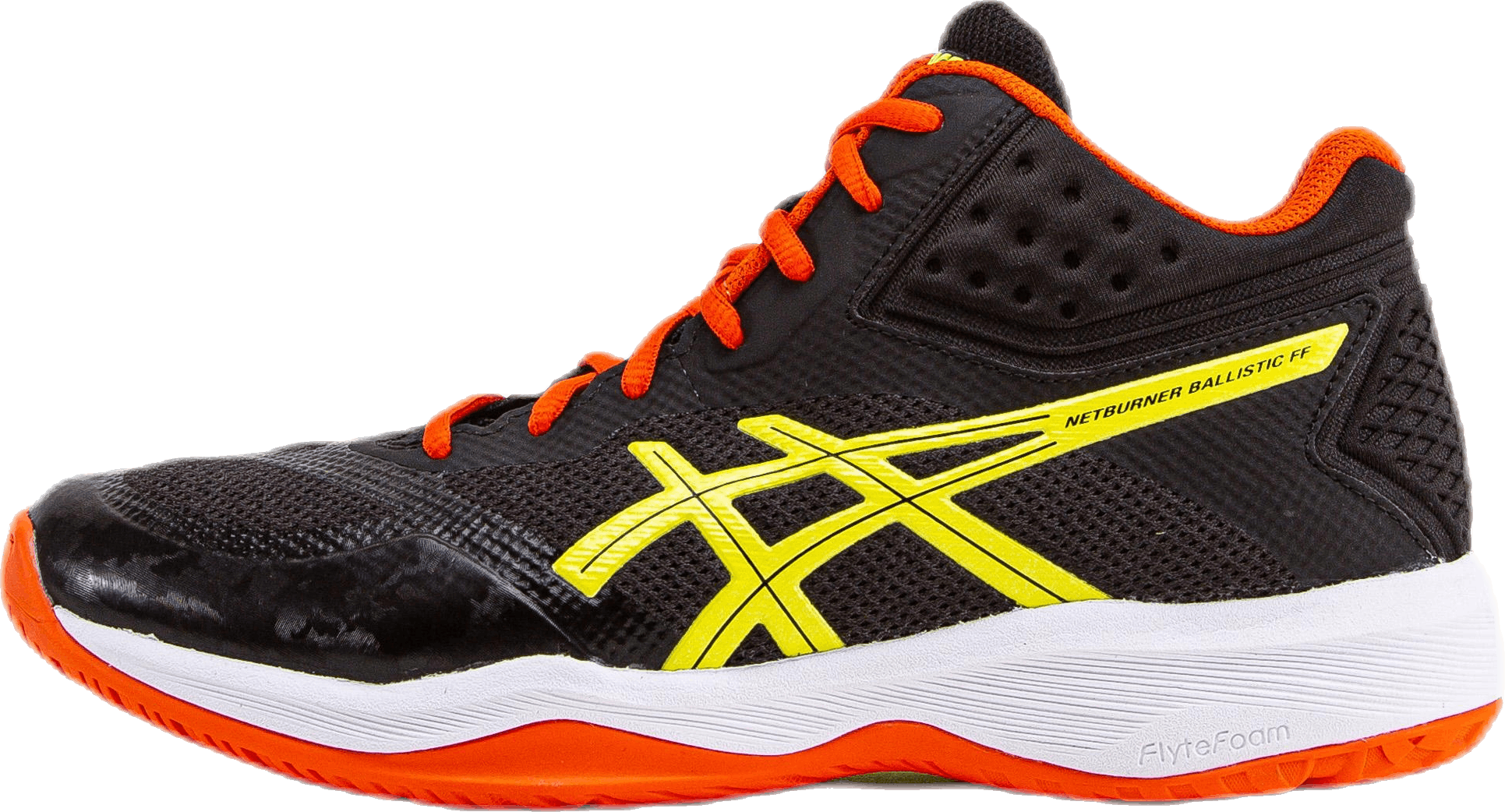 Netburner Ballistic FF MT Black/Yellow, Male, Topánky, Cvičebná obuv, Hádzaná, Čierna/Žltá, EU 44,5