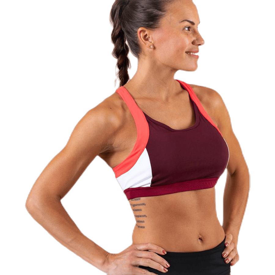 Color Block Bra 2 Pink/Red