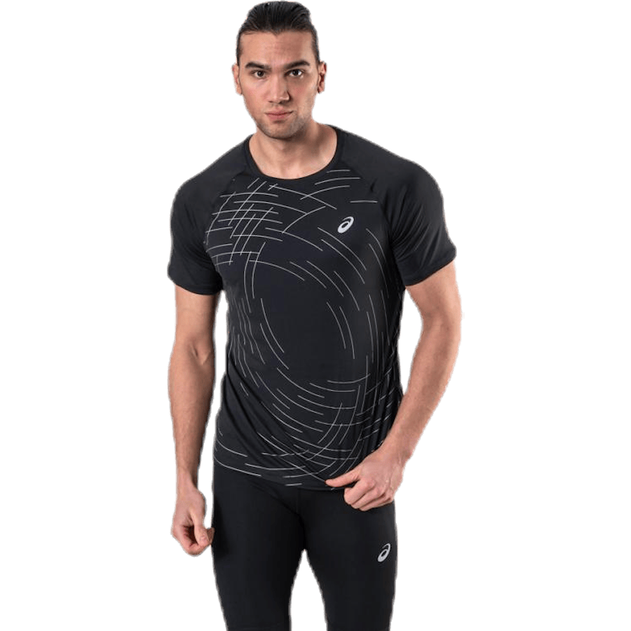 Night Track SS Top Black