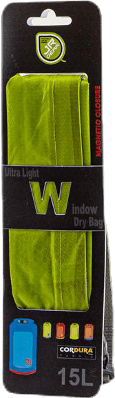 Ultra Light Window Dry Bag 15L Green, Unisex, Utrustning, väskor & ryggsäckar, Grön, ONESIZE