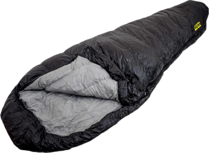Down Sleeping Bag 350 Black, Unisex, Equipment, bags & backpacks, Black, ONESIZE