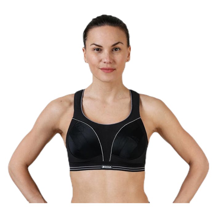 Ultimate Run Bra Black, Female, Apparels, Sports Bras, Running, Black, 65 F