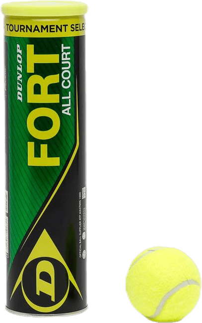 Fort All Court TS Yellow, Unisex, Utrustning, Bollar, Tennis, Gul, ONESIZE