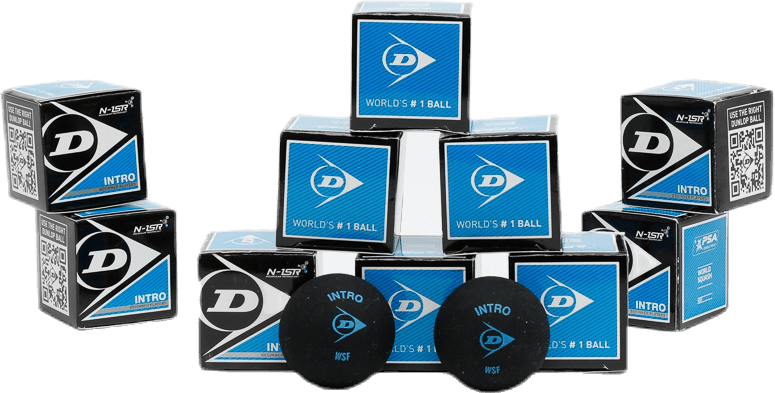 Intro black, Unisex, Vybavenie, rakety, Squash, Čierna, ONESIZE