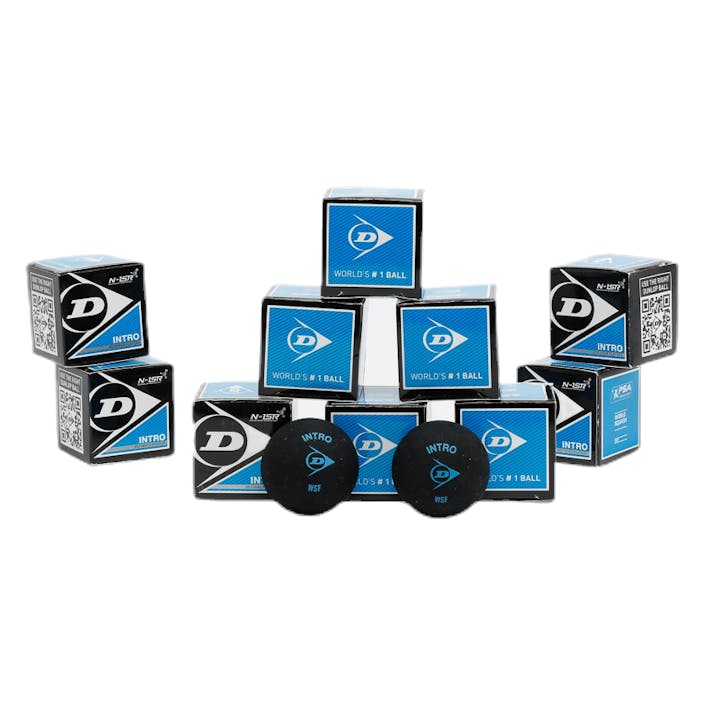 Intro black, Unisex, Utrustning, racketar, Squash, Svart, ONESIZE