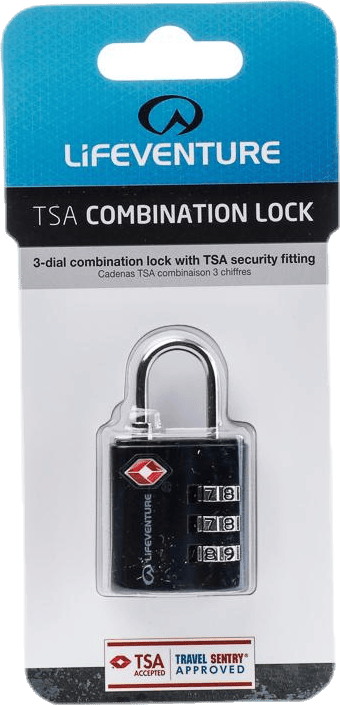 TSA Combi Lock Black, Unisex, Equipment, bags & backpacks, Black, ONESIZE