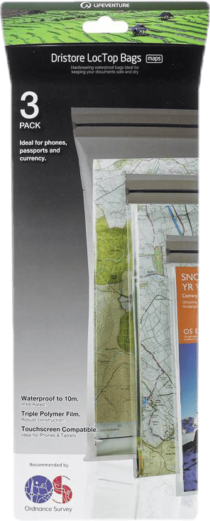 DriStore LocTop Bags – For Maps White/Black