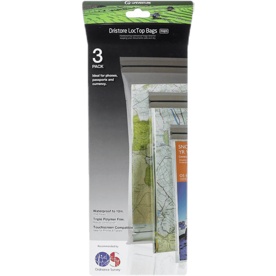 DriStore LocTop Bags – For Maps White/Black