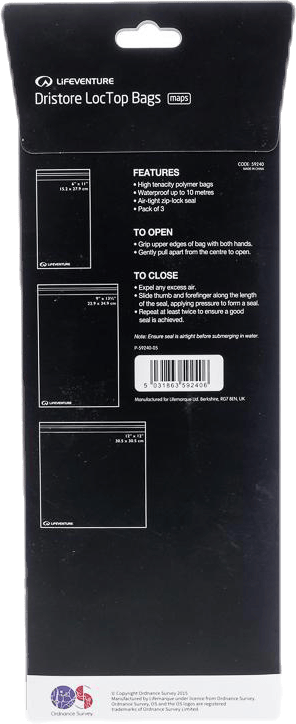DriStore LocTop Bags - For Maps White/Black - Bild 2
