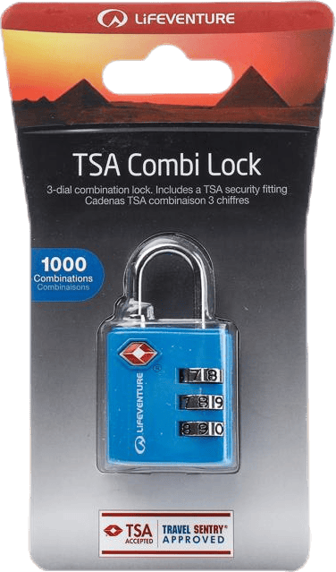 TSA Combi Lock Blue, Unisex, Equipment, bags & backpacks, Blue, ONESIZE
