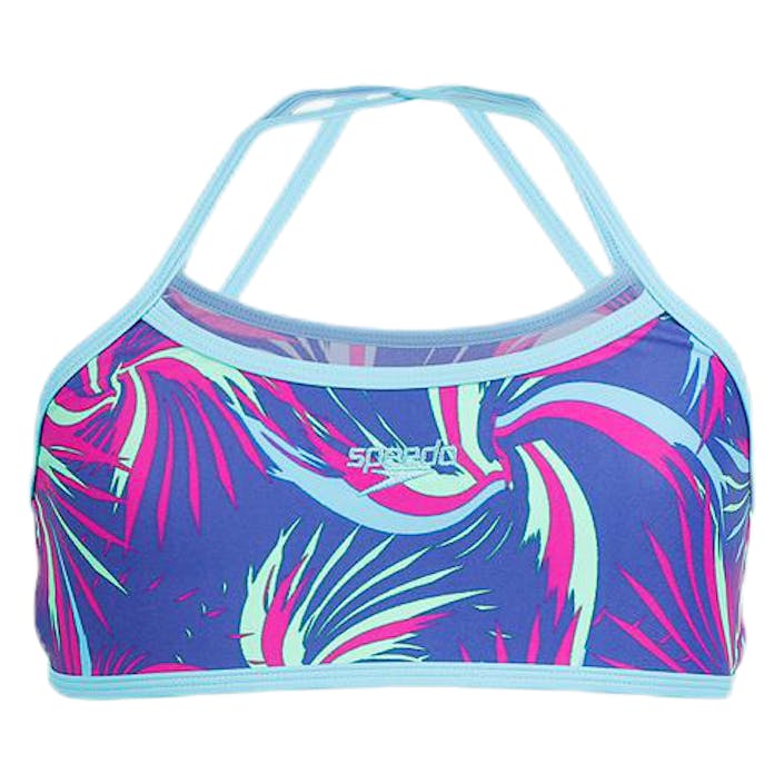 Colour Melt Allover Crop 2 Piece Blue, Unisex, Abbigliamento, Costumi da bagno, Nuoto, Blu, 176