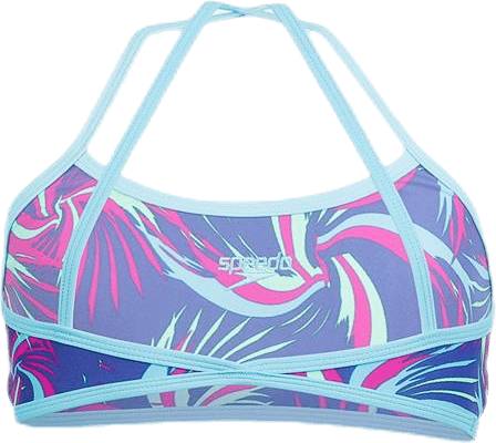 Colour Melt Allover Crop 2 Piece Blue - Bild 3
