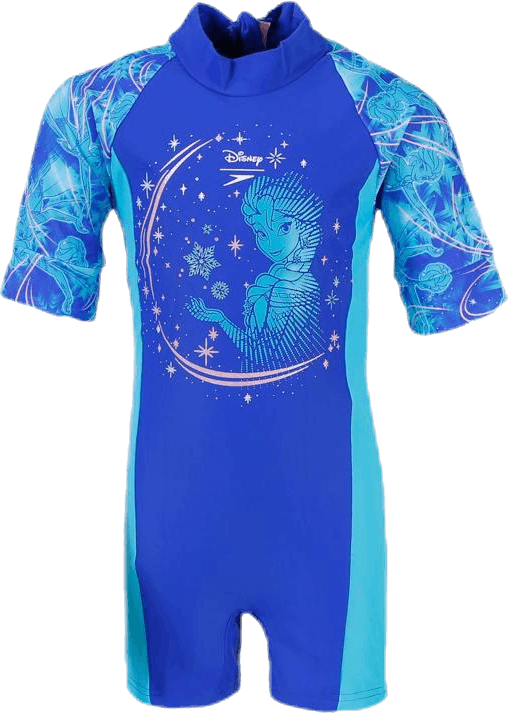 Disney Frozen All In One Infant Blue, Unisex, Odevy, Plavky, Plávanie, Modrá, 92