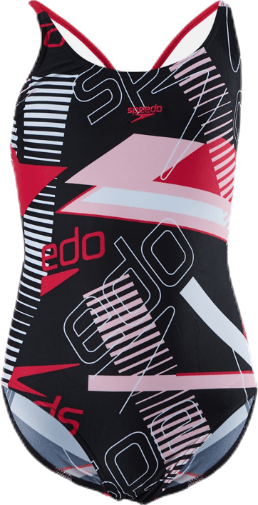 Junglespeak Allover Tieback Black/Red