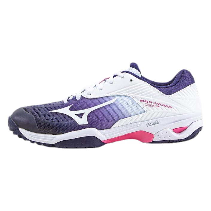 Wave Exceed Tour 3 AC Purple/White, Female, Topánky, Cvičebná obuv, Tenis, Viacfarebná, EU 36,5