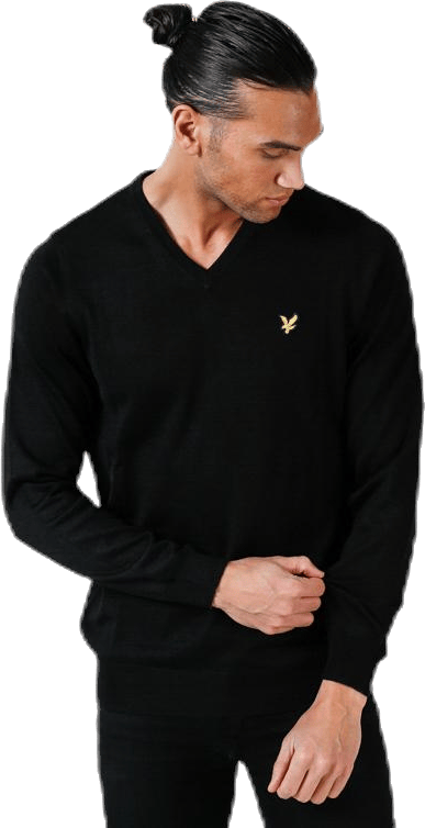 V-Neck Pullover Black - Bild 2
