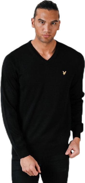 V-Neck Pullover Black - Bild 3