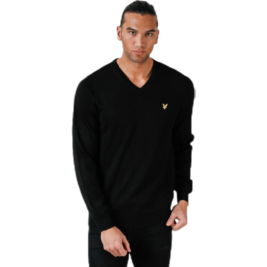 V-Neck Pullover Black - Bild 3