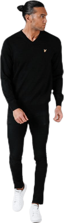 V-Neck Pullover Black - Bild 6