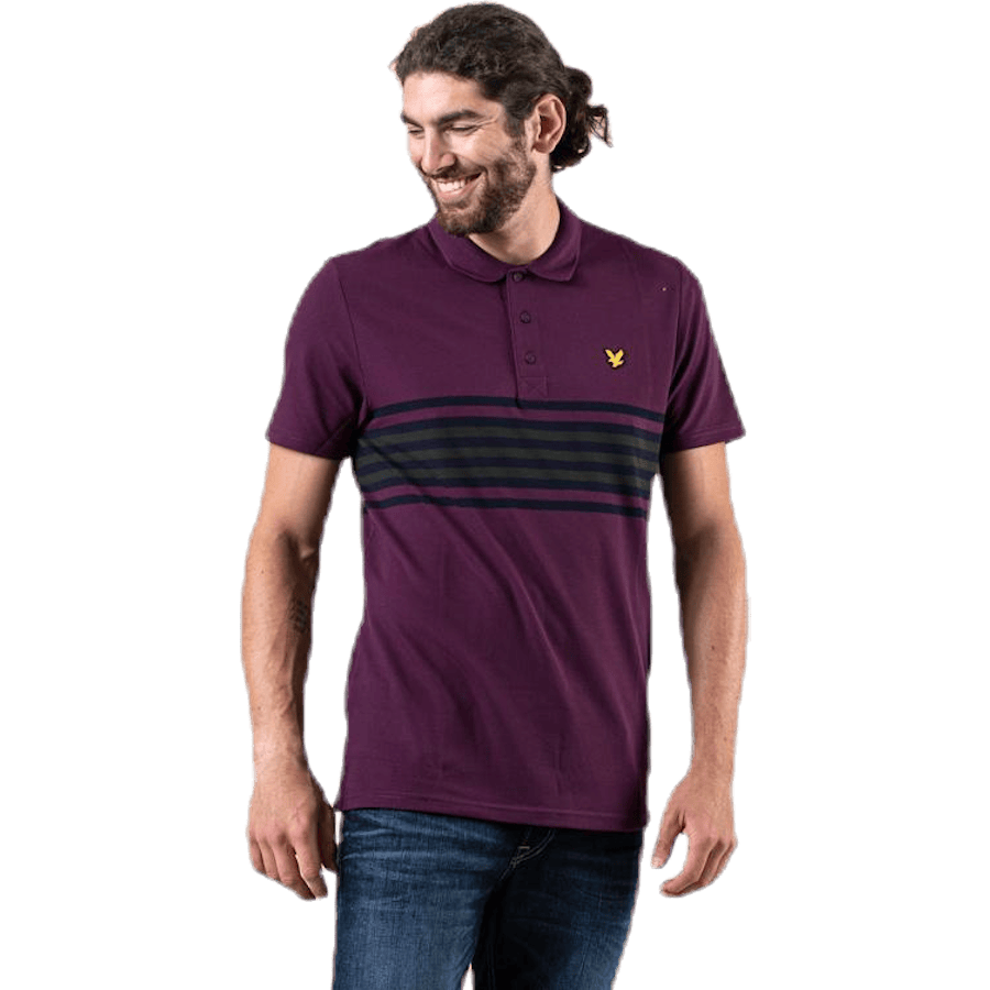 Plus Stripe Polo Blue - Bild 3