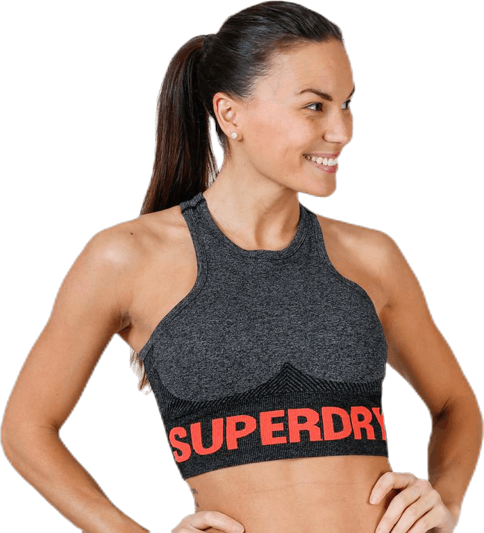 Active Seamless Black, Female, Apparels, Sports Bras, Running, Black, XS