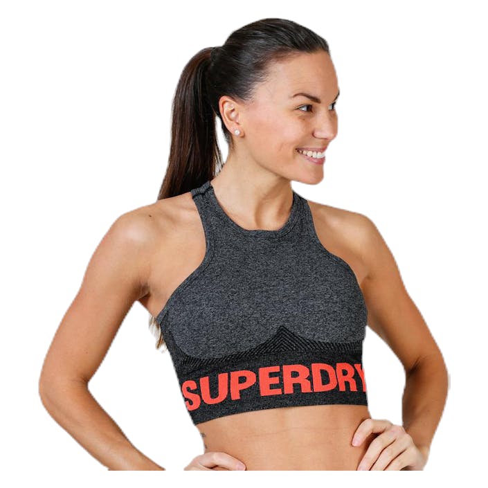 Active Seamless Black, Female, Vêtements, Soutien-gorge de sport, Courses, Noir, XS