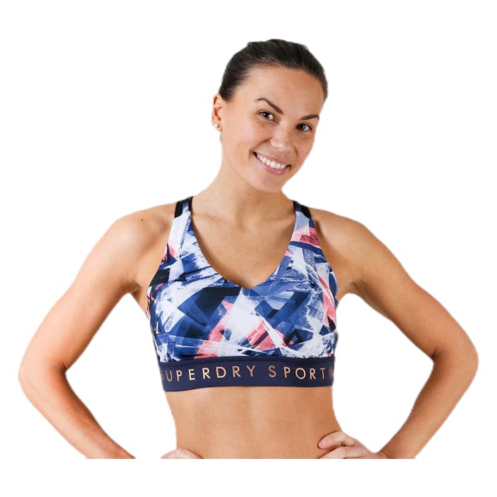 Active Studio Patterned, Female, Odevy, Športová podprsenka, Vzorované, XS