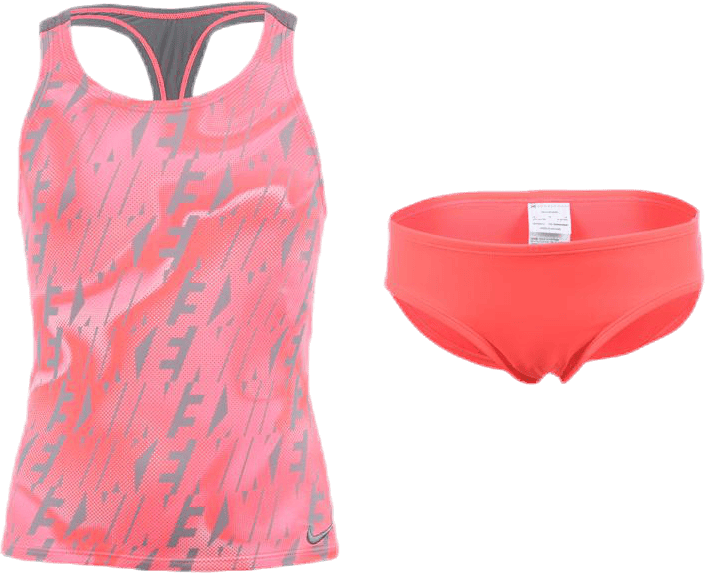 Racerback Sport Tankini Set Pink, Unisex, Apparels, Swimwear, Pink, 8