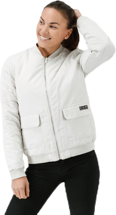 Hatty Reversible Bomber White, Female, Vêtements, vestes, Blanc, S