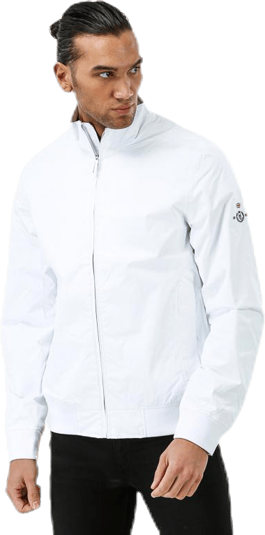 Darton Club Tech Bomber Jacket White