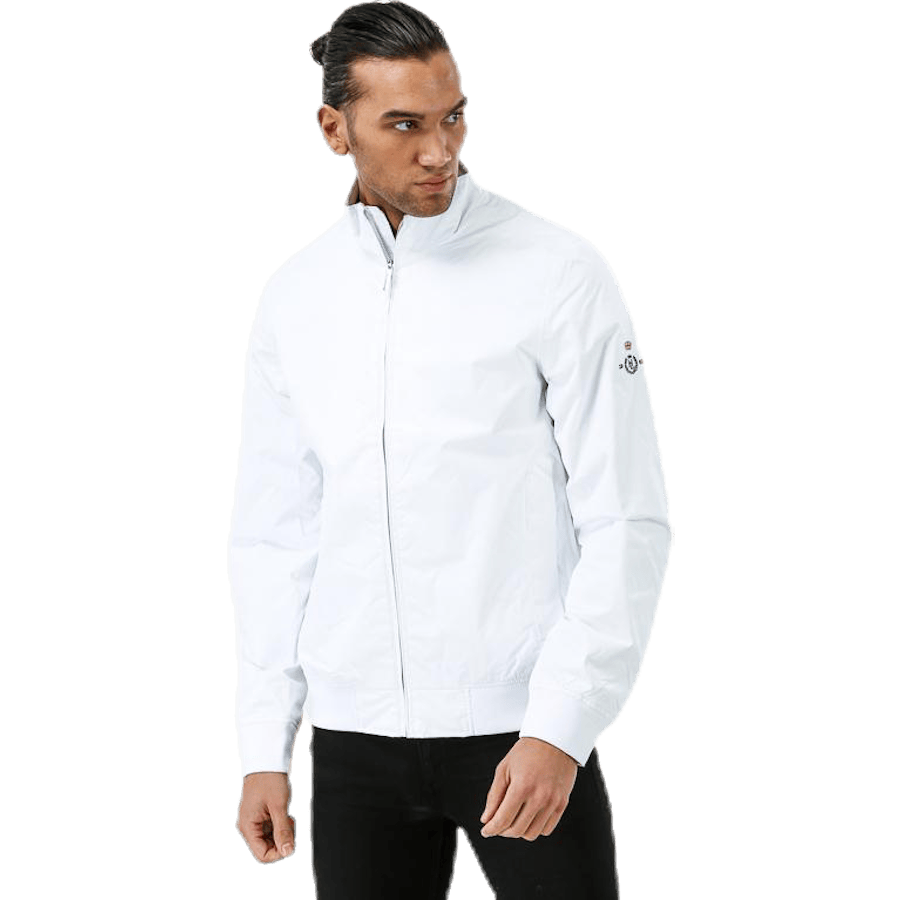 Darton Club Tech Bomber Jacket White