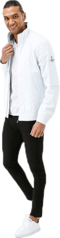 Darton Club Tech Bomber Jacket White - Bild 4