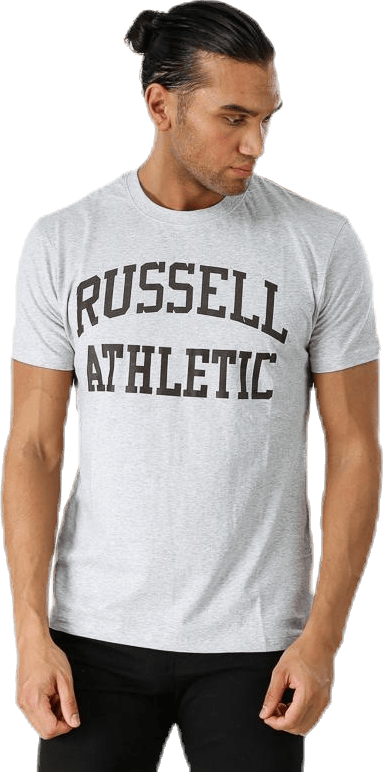 Crew Neck Logo Tee Grey