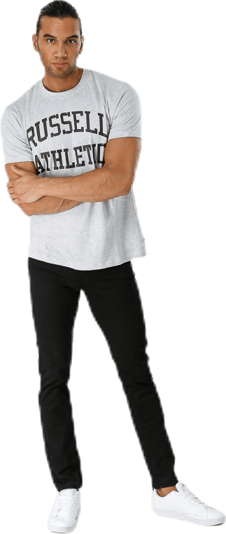 Crew Neck Logo Tee Grey - Bild 3