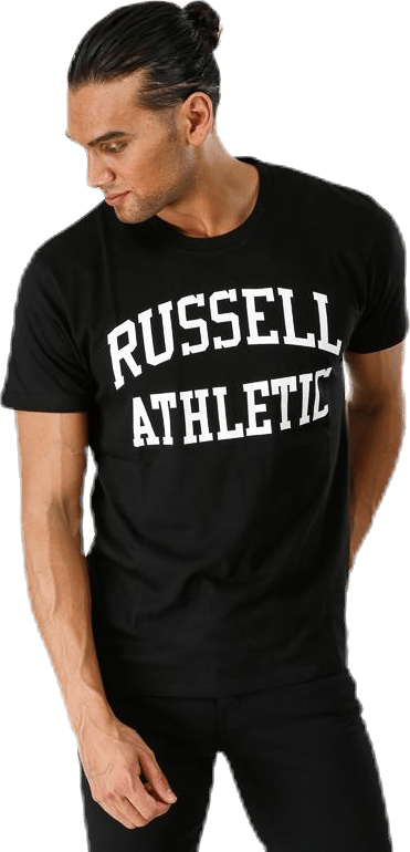 Crew Neck Logo Tee Black