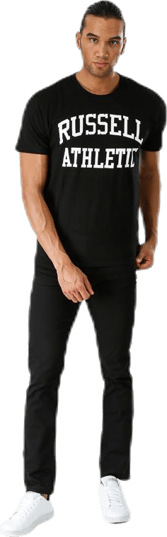 Crew Neck Logo Tee Black - Bild 3