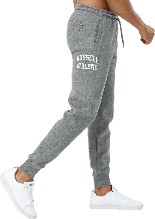 Seamless Flock Printed Cuffed Pant Grey - Bild 3
