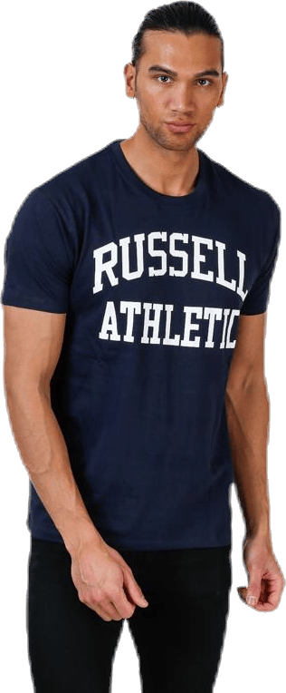 Classic S/S Tee Blue, Male, Apparels, T-shirt, Blue, S