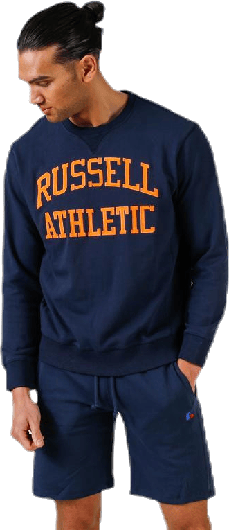 Iconic Twill Sweatshirt Blue, Male, Apparels, Shirts, Blue, XL