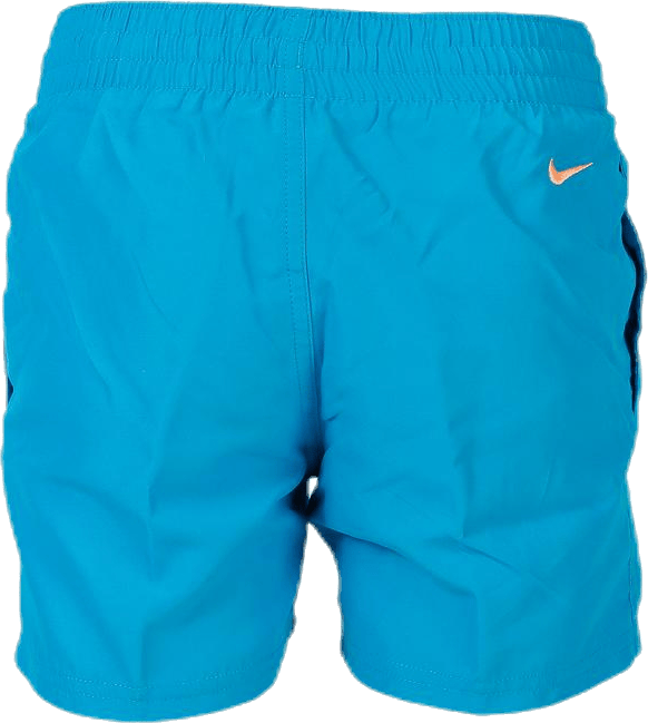 4" Volley Short Logo Solid Youth Blue/Orange, Unisex, Abbigliamento, Costumi da bagno, Nuoto, Turchese, L