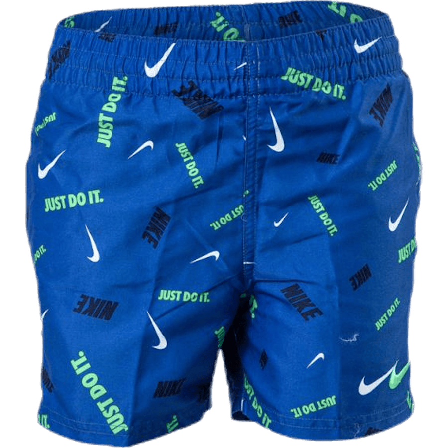 4" Volly Short Logofetti Junior Blue
