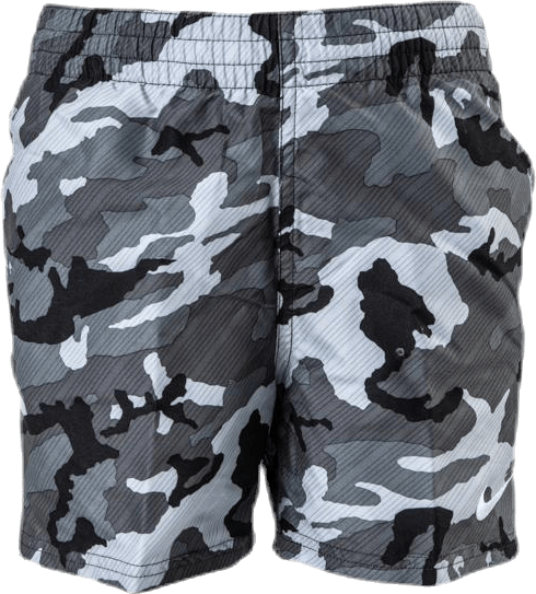 4" Volly Short Camo Junior Black, Unisex, Apparels, Swimwear, Multi color, M
