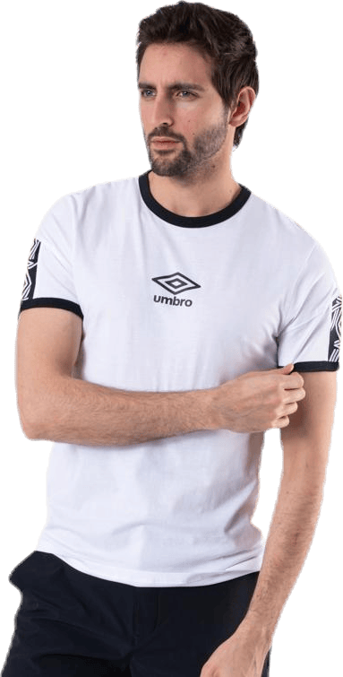 Ringer Taped Logo Tee White - Bild 2