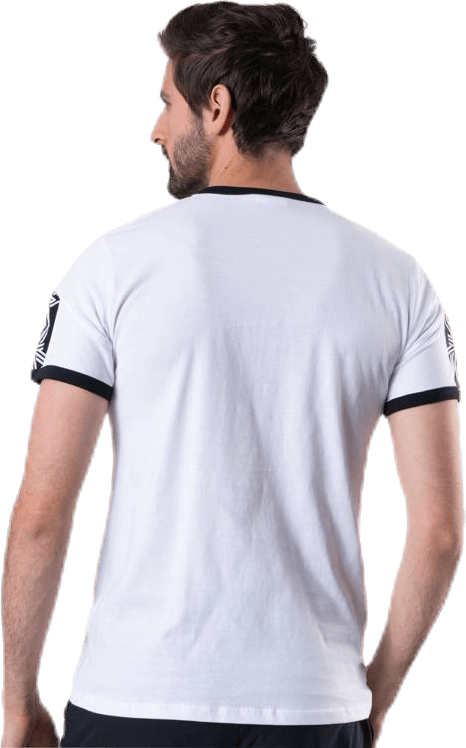 Ringer Taped Logo Tee White - Bild 3