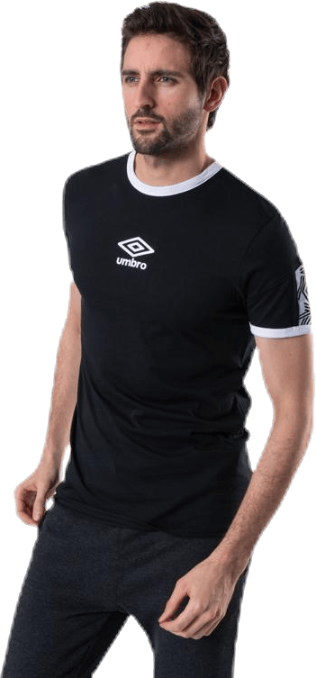 Ringer Taped Logo Tee Black - Bild 2