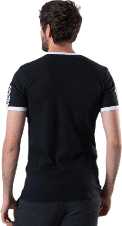 Ringer Taped Logo Tee Black - Bild 3