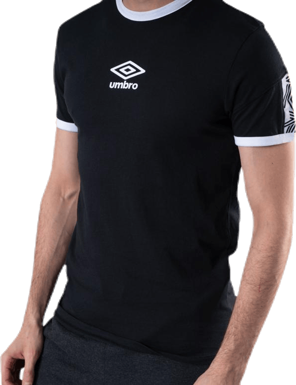 Ringer Taped Logo Tee Black - Bild 6