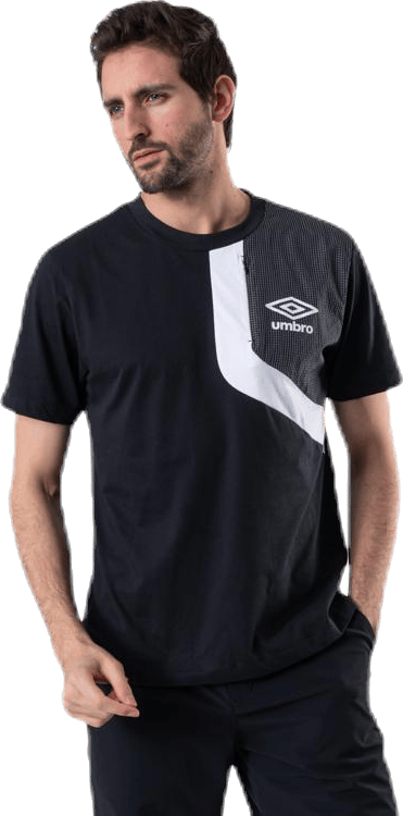 Diamond Cut Pocket Tee Black