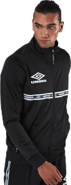 Taped Track Top Black, Male, Apparels, jackets, Soccer, Black, L