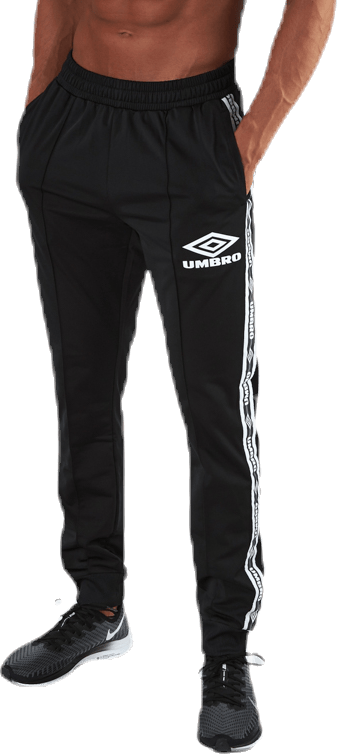 Taped Track Pant Black, Male, Apparels, Pants, Soccer, Black, L